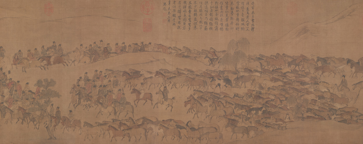 图片[1]-Picture scroll of Li Gonglin herding in Weiyan-China Archive